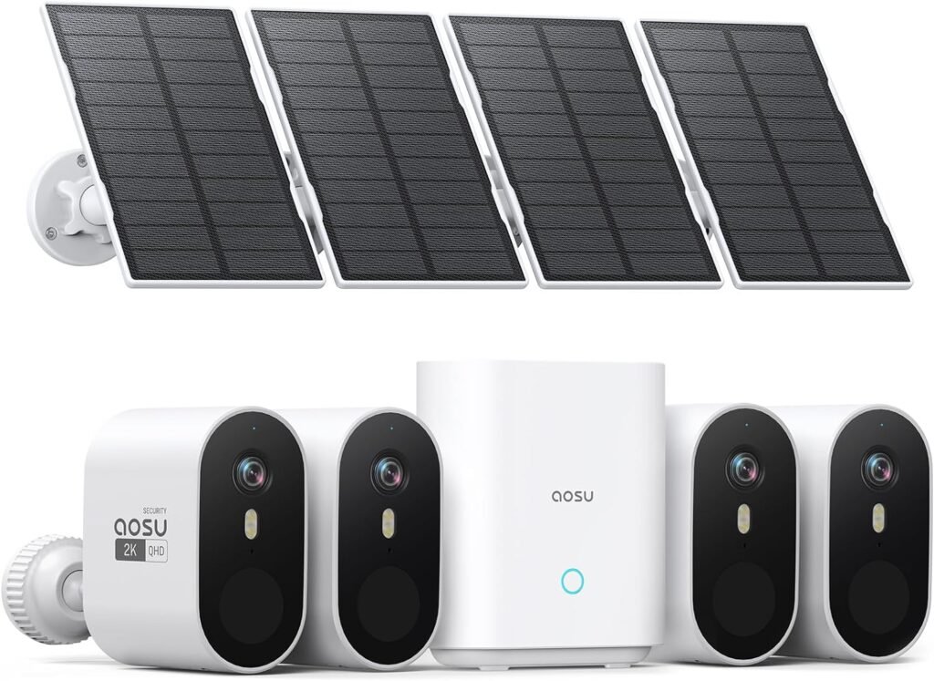 AOSU Solar Security Cameras Wireless Outdoor REVIEWS