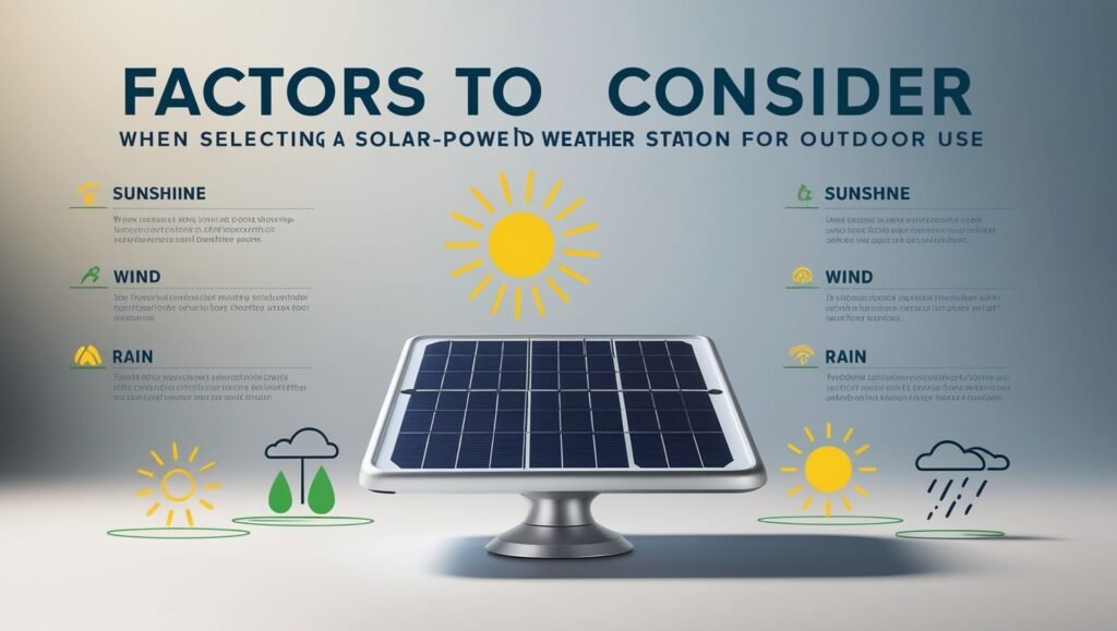  Tips for Outdoor Solar Powered Weather Stations