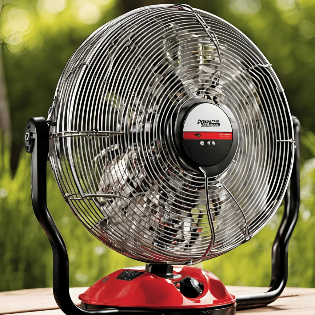 solar-powered camping fans