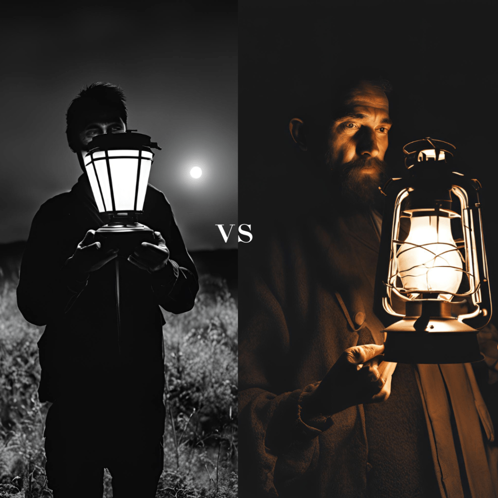 solar lanterns vs traditional lanterns