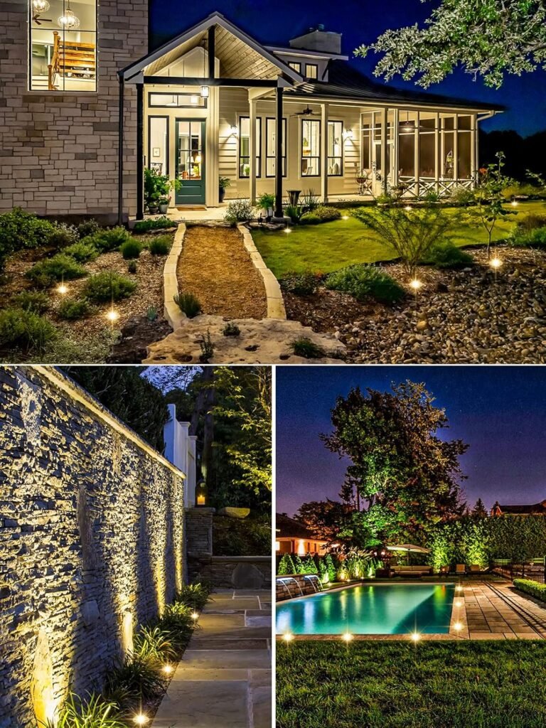 Integrated landscape lighting