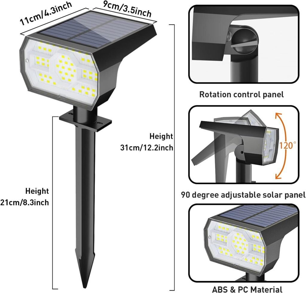 NYMPHY Solar Lights Outdoor