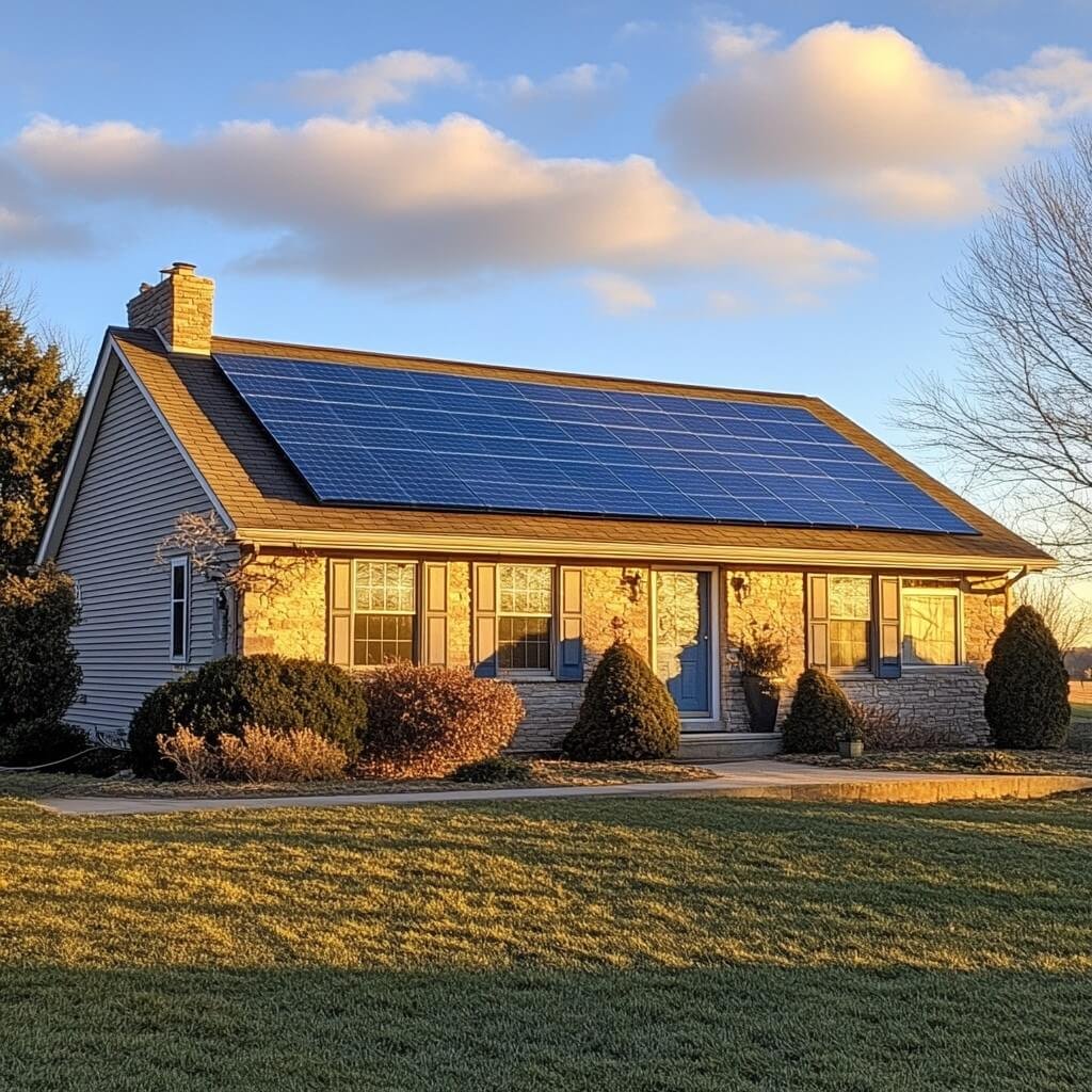 Solar-Powered Outdoor Kitchen Layout