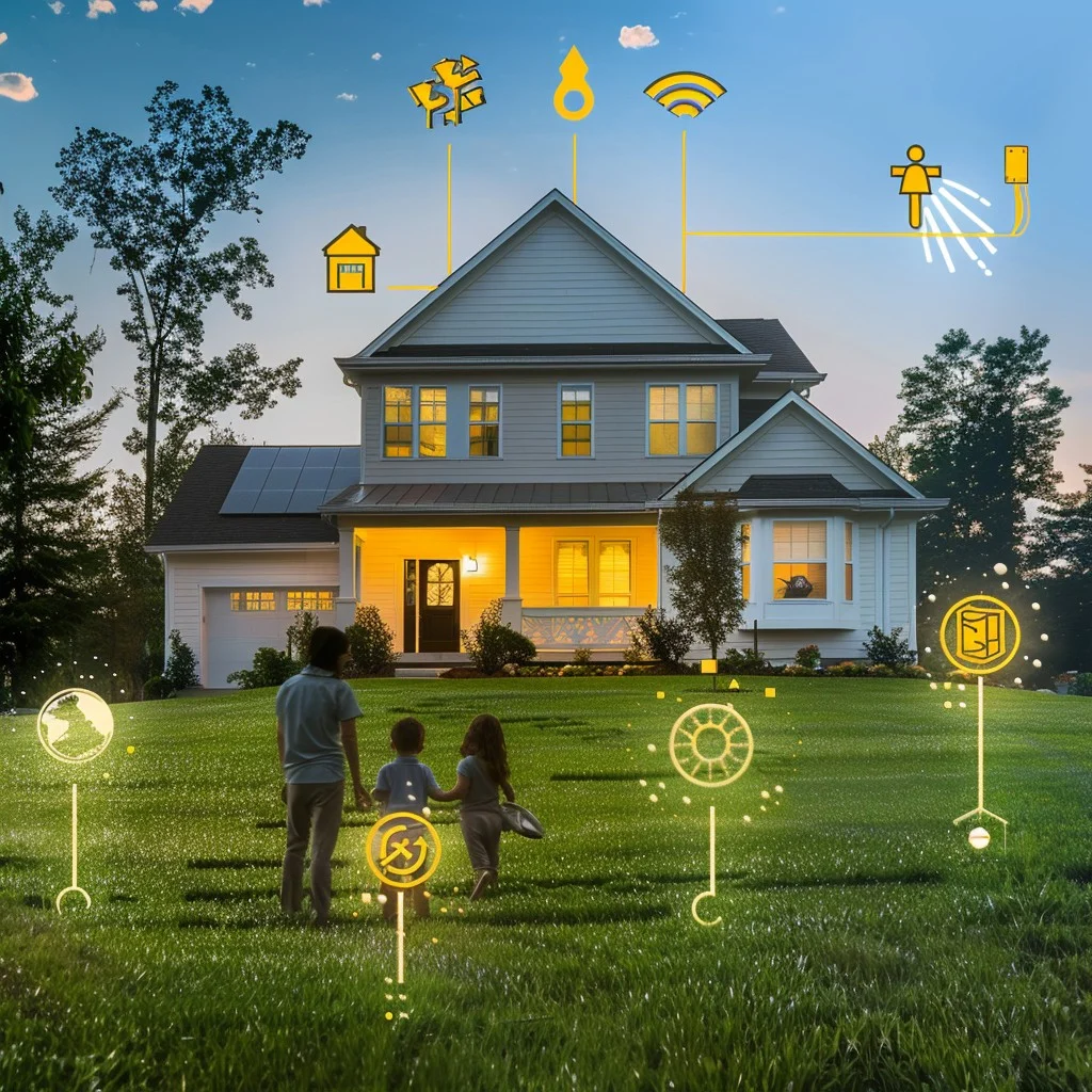 Solar String Lights with Smart Home Systems