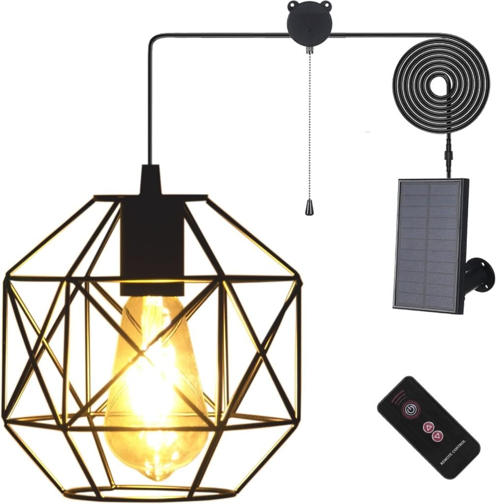 Aofuery Solar Pendant Lights