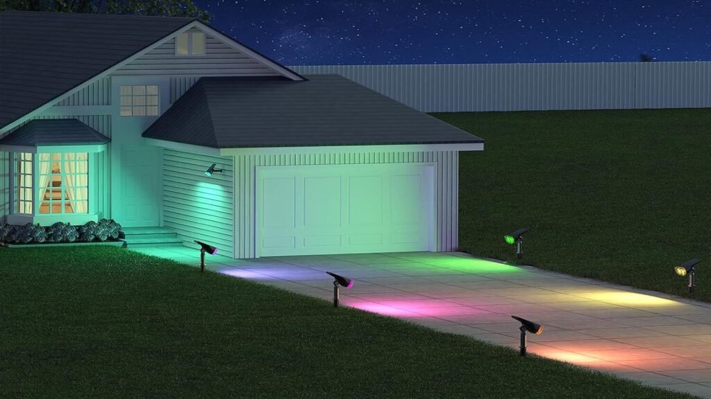 Color-Changing Solar Garden Lights