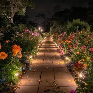 Design a Garden Path with Solar Lights