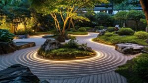 solar Lights into Your Garden's Hardscaping