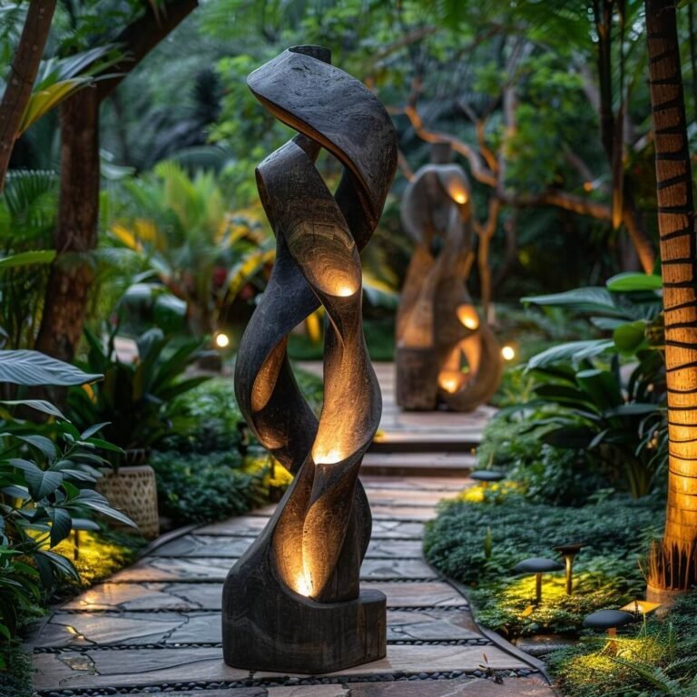 Solar Art Lights Garden Design