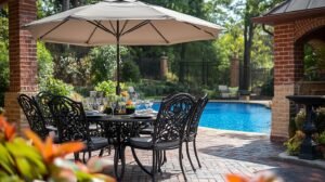 Solar Umbrella Lights for Patio Tables