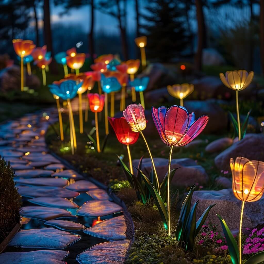 Whimsical Solar Garden Lights