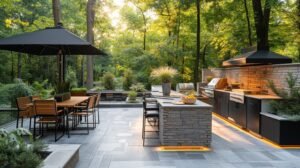 solar Outdoor Kitchen Lighting