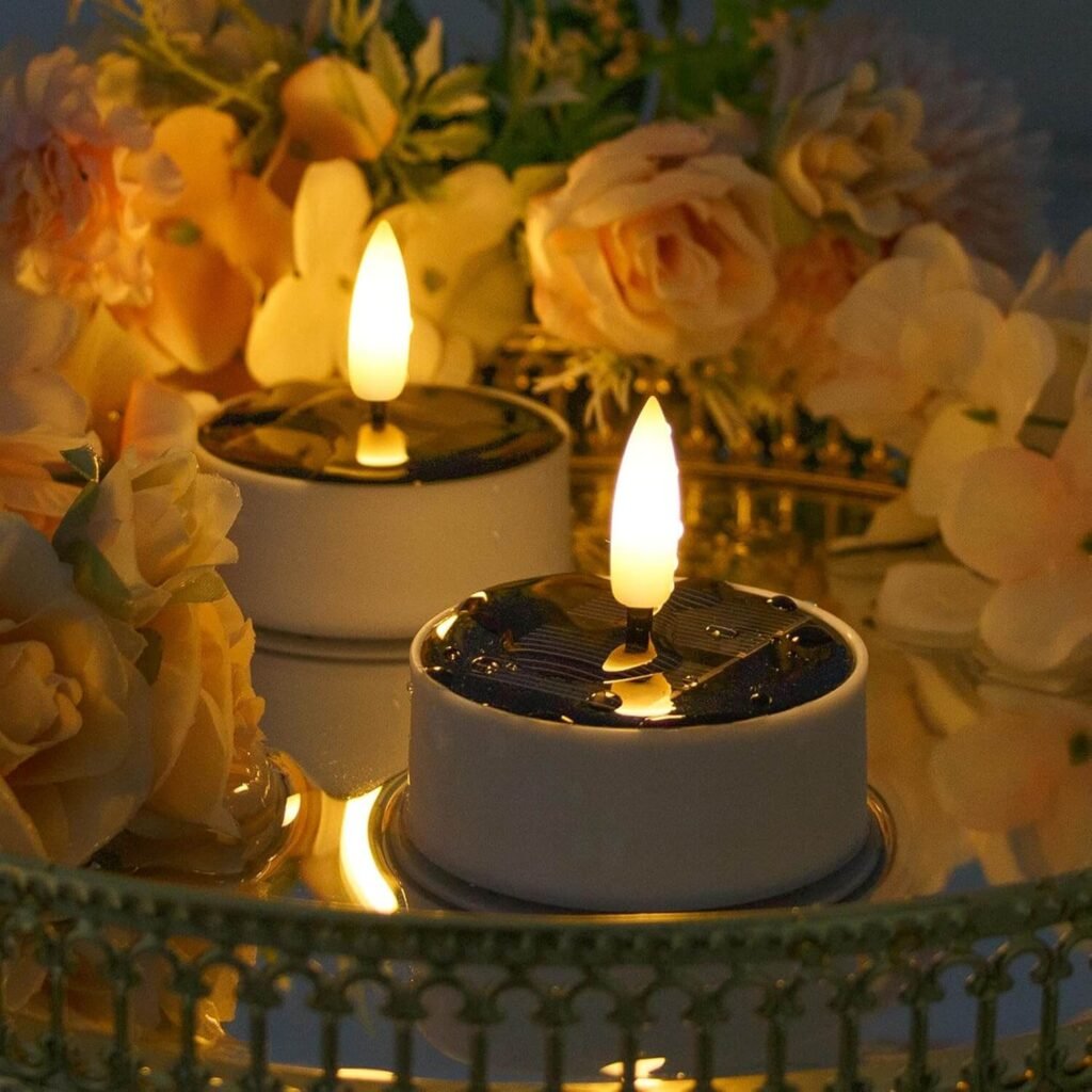 solar tea light for weddings