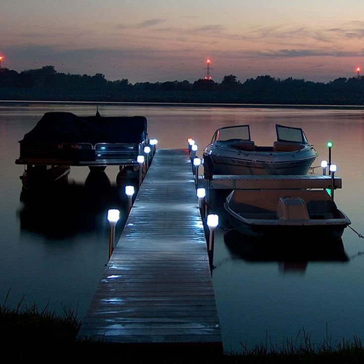 Solar Bollards dock lights